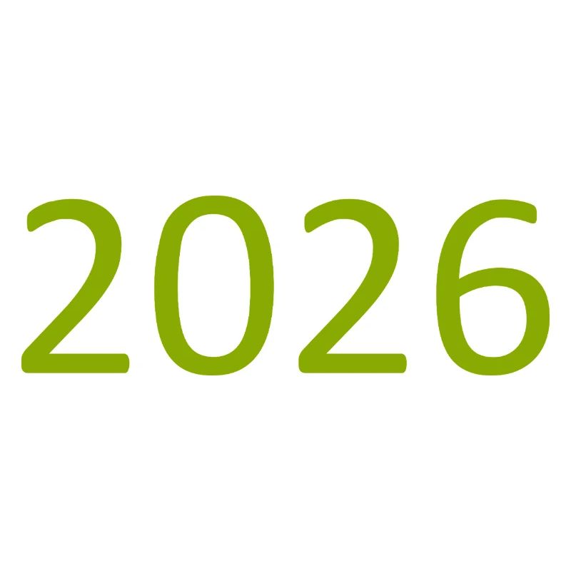 Conception de gabarit pour l’anniversaire vert 2026