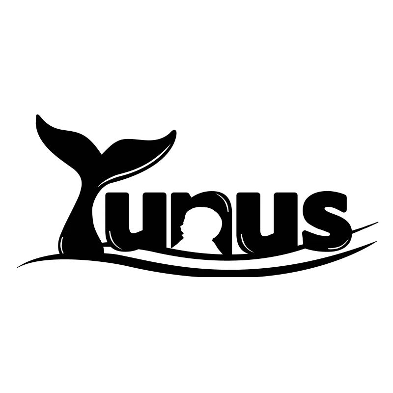 Yunus Logo Dolphin Design – Minimalist