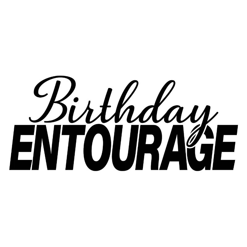 Birthday Entourage Matching Group Birthday Party