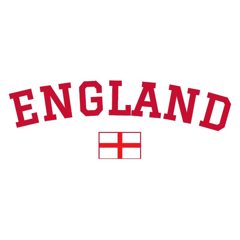Drapeau anglais : dessin rouge