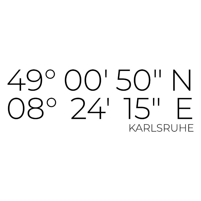 coordinates Karlsruhe