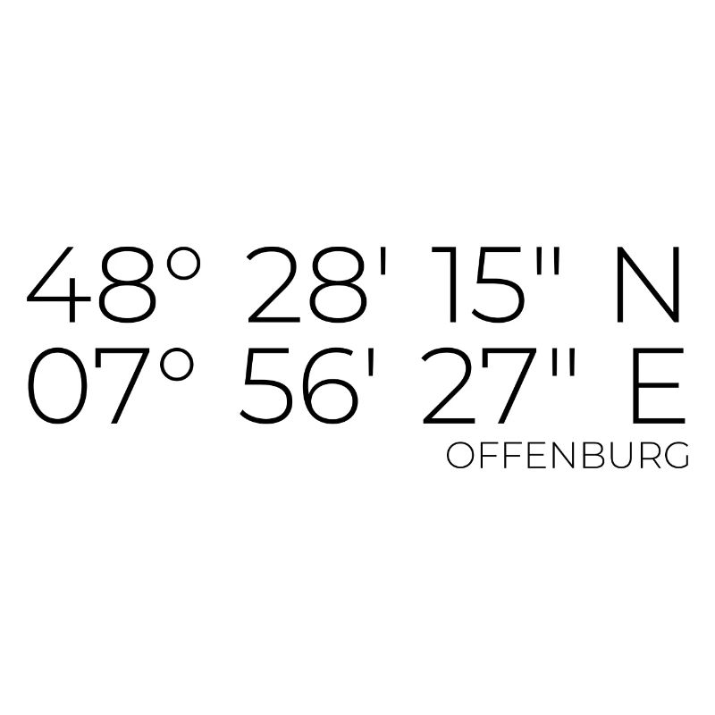 coordinates Offenburg