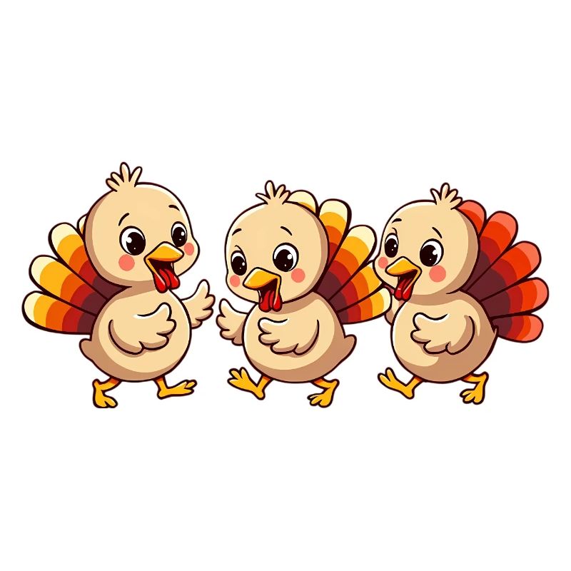 Bébé dinde de Thanksgiving