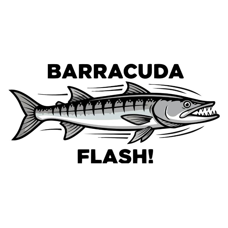 Barracuda Flash Prédateur Mer Barracuda