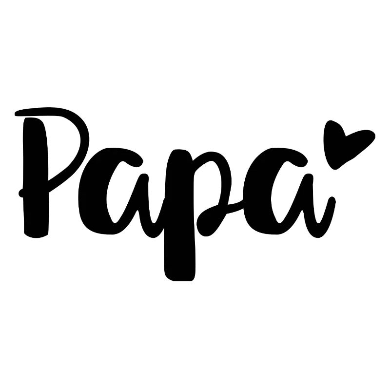 Papa Herz für Väter oder alle, die es noch werden