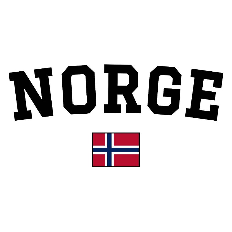 Drapeau de la Norvège Noir