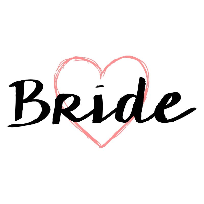 Mariage célibataire coeur de mariée