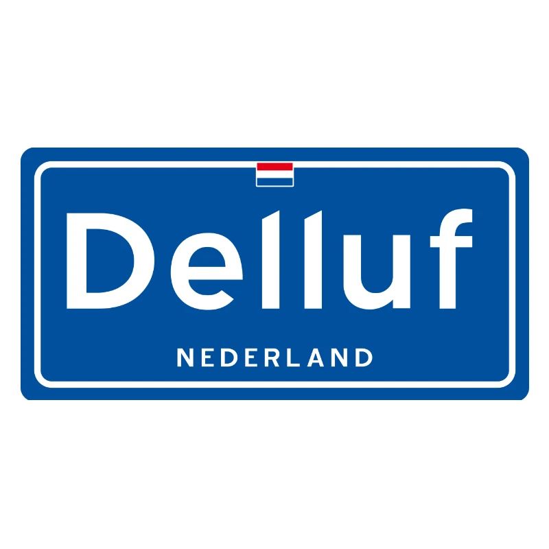 Ortsschild Delluf (Delft)