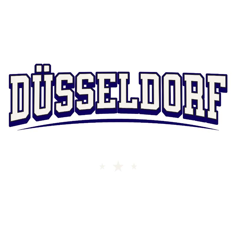 Dusseldorf Germany Varsity Logo