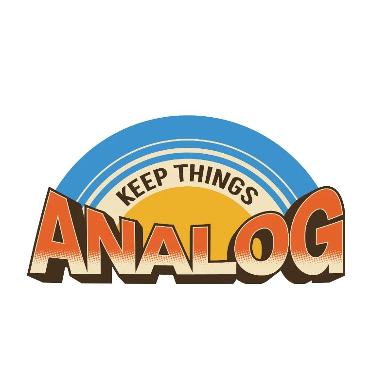 Keep Things Analog – Retro Tech Statement