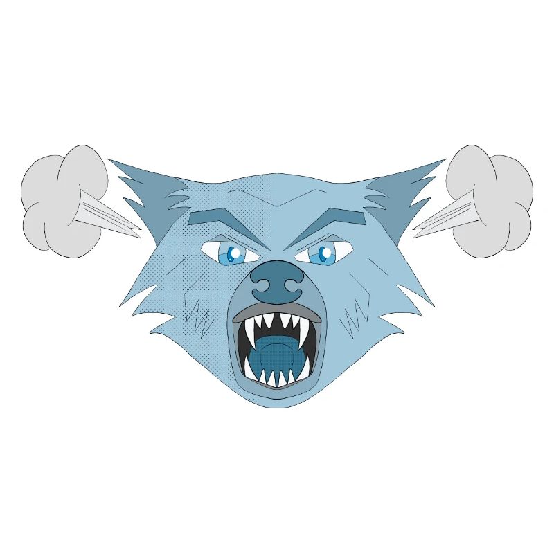Wütender Wolf