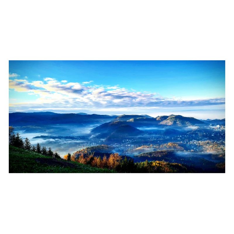 Morgennebel Berglandschaft