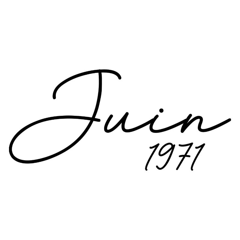 Geburtstag 1971 Juni 1971 Geschenk Juni 1971