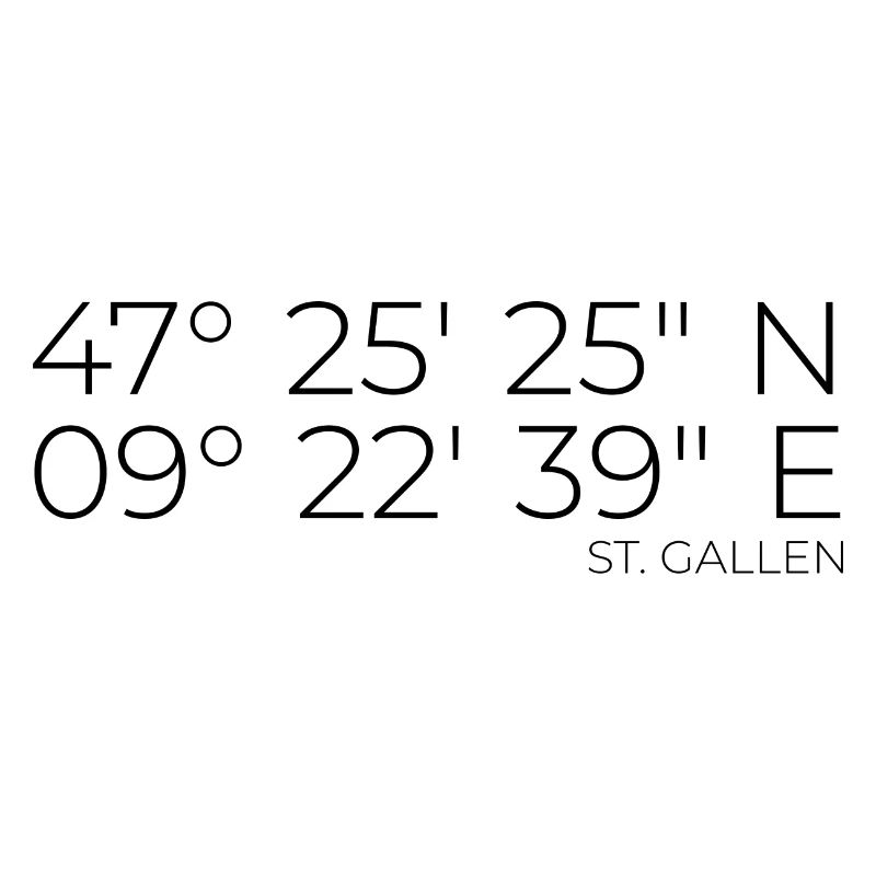 Coordinates St. Gallen