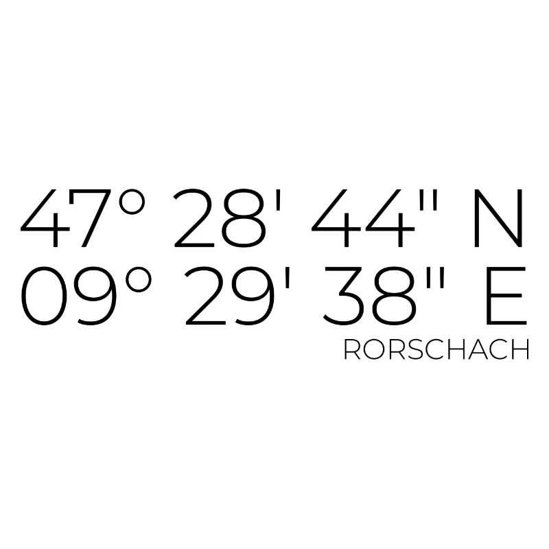 Coordonnées Rorschach, Suisse