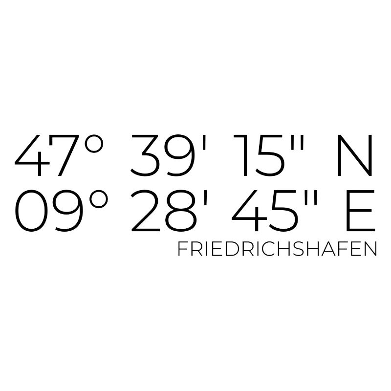 coordinates Friedrichshafen