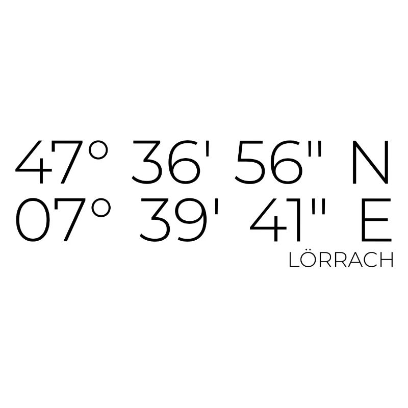 Koordinaten Lörrach