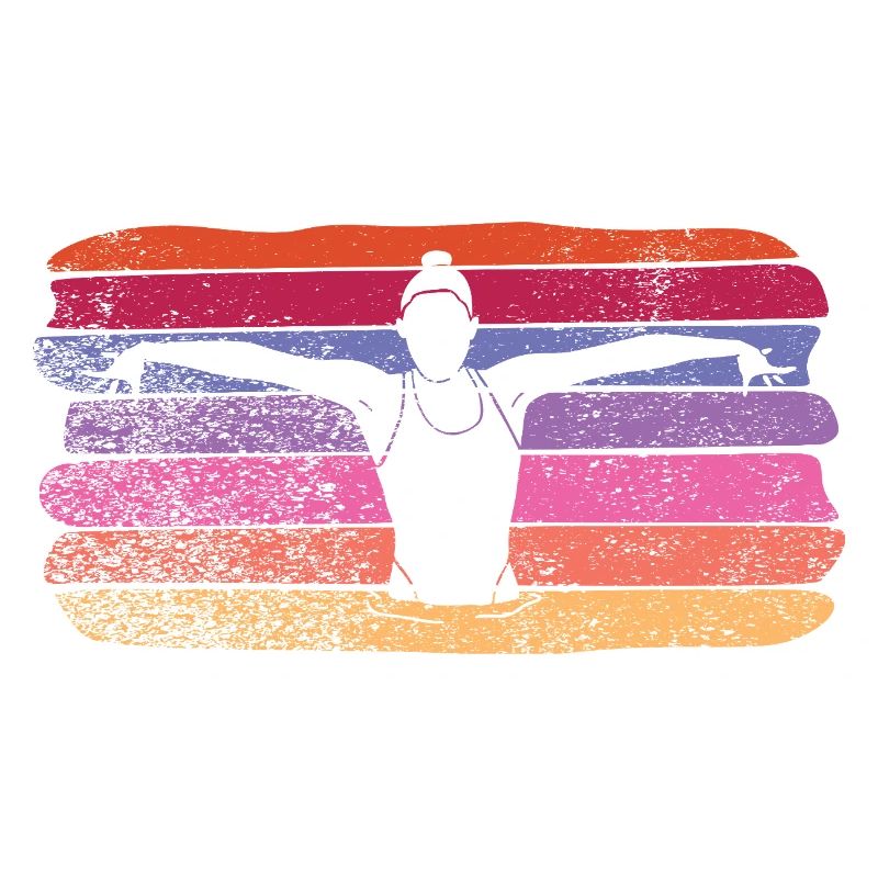 Artistic Swim Team Synchronized Swimming