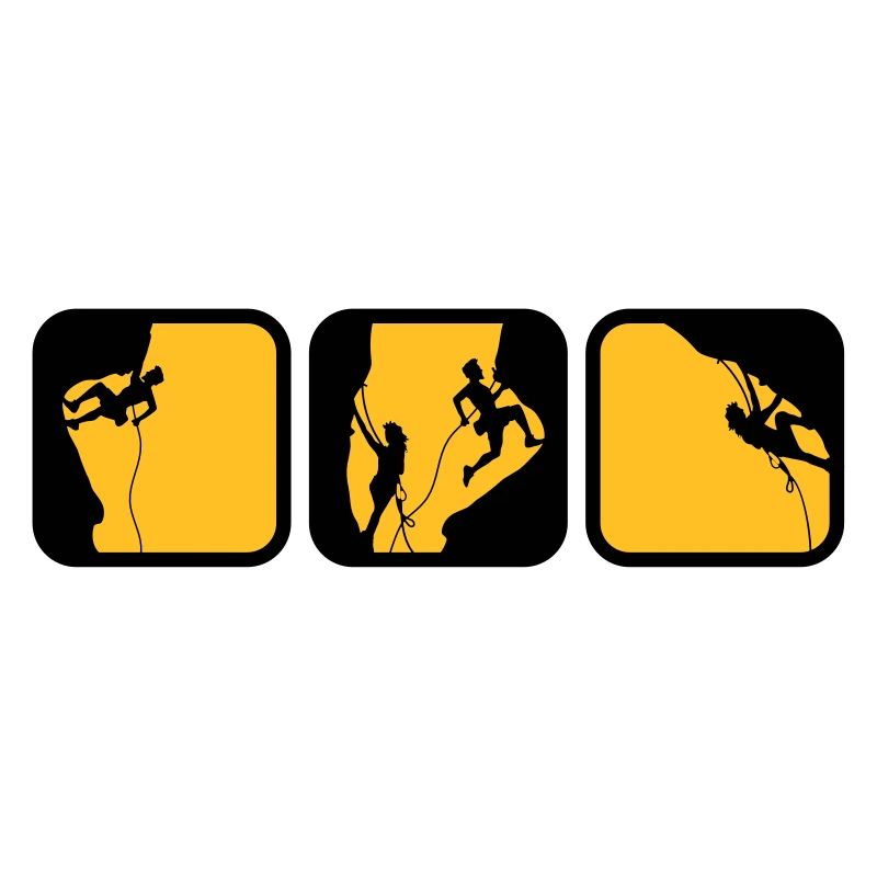 climbing man logos boxes in the evening 3
