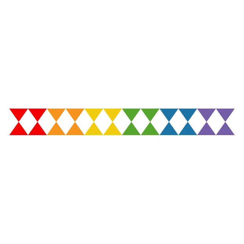 Triangles arc-en-ciel
