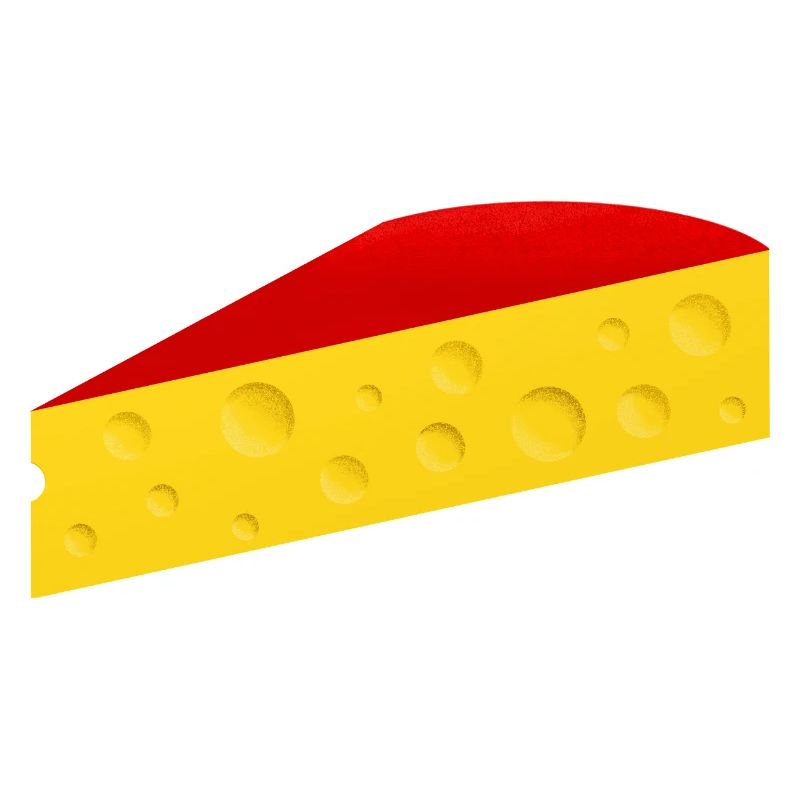 Quartier de fromage à croûte rouge