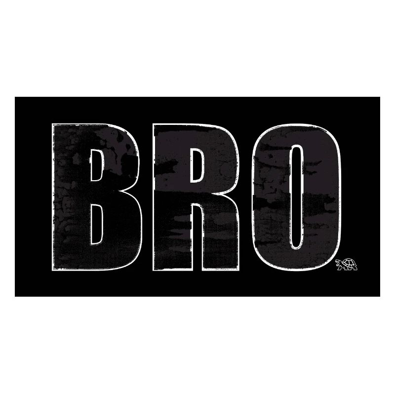 Bold BRO Distressed Typography Tee