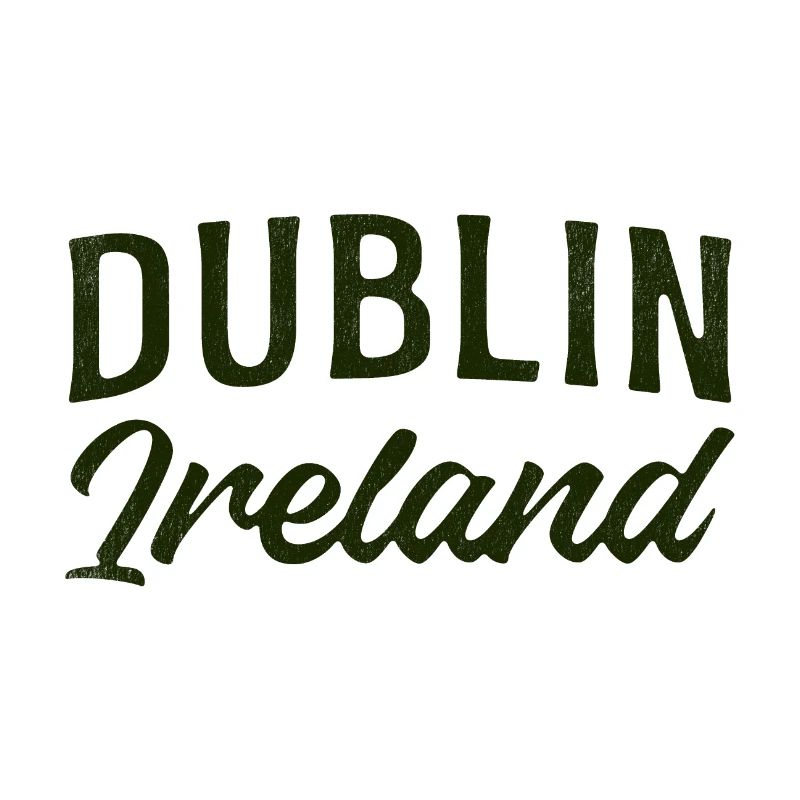 Dublin Irland Script Typografie