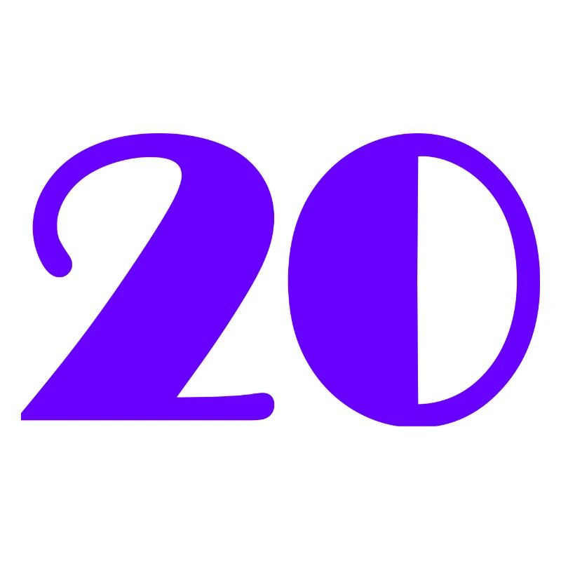 20. 20 YEARS. 20th ANNIVERSARY. 20TH ANNIVERSARY.