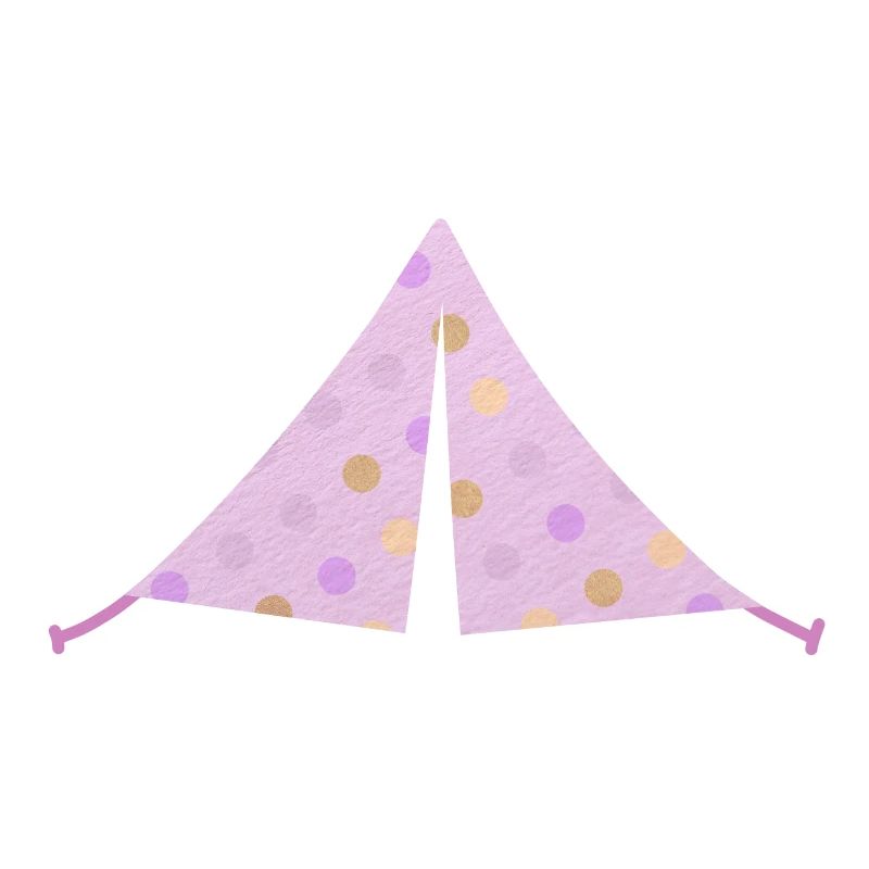 Zelt rosa Dots Punkte Camping Camper Mädchen