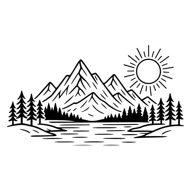 Mountains Nature Forest