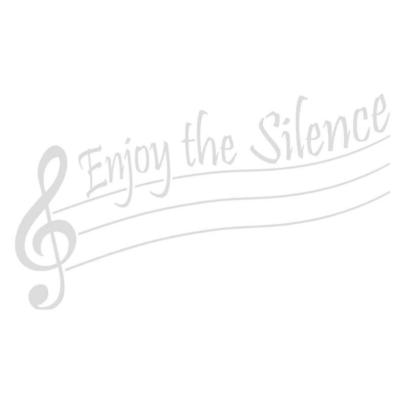 Enjoy The Silence Spruch Ruhe Stille Introvertiert