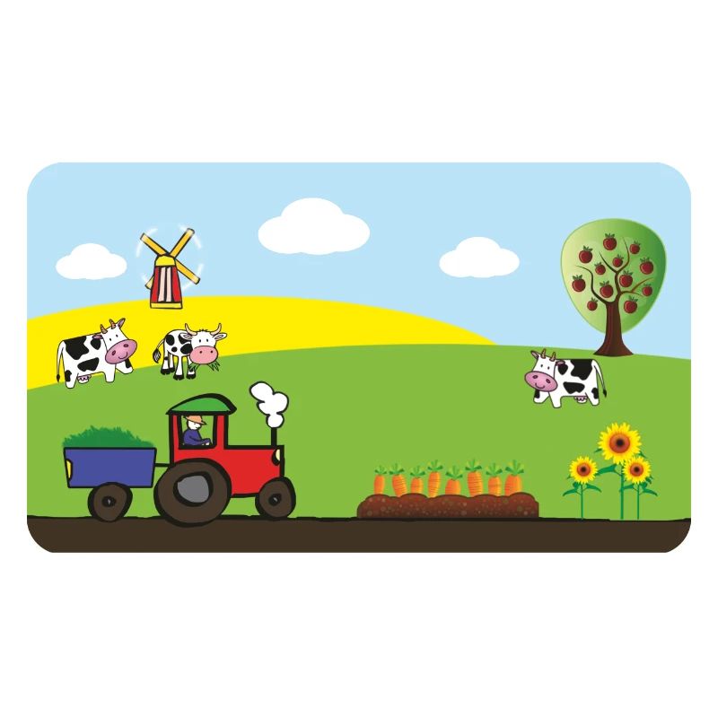 Tracteur de ferme - Moulin à vent Cows Fields