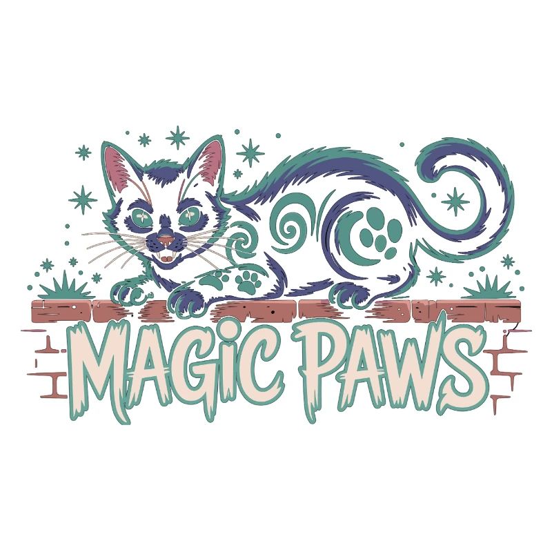 Enchanted Cat Magic Design