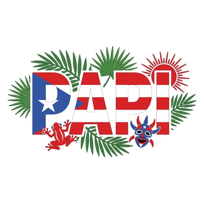 Papi Vacances du drapeau de Porto Rico