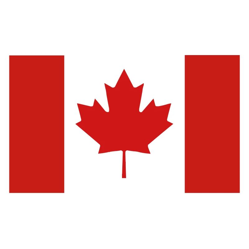 Red Maple Leaf Canada Flag