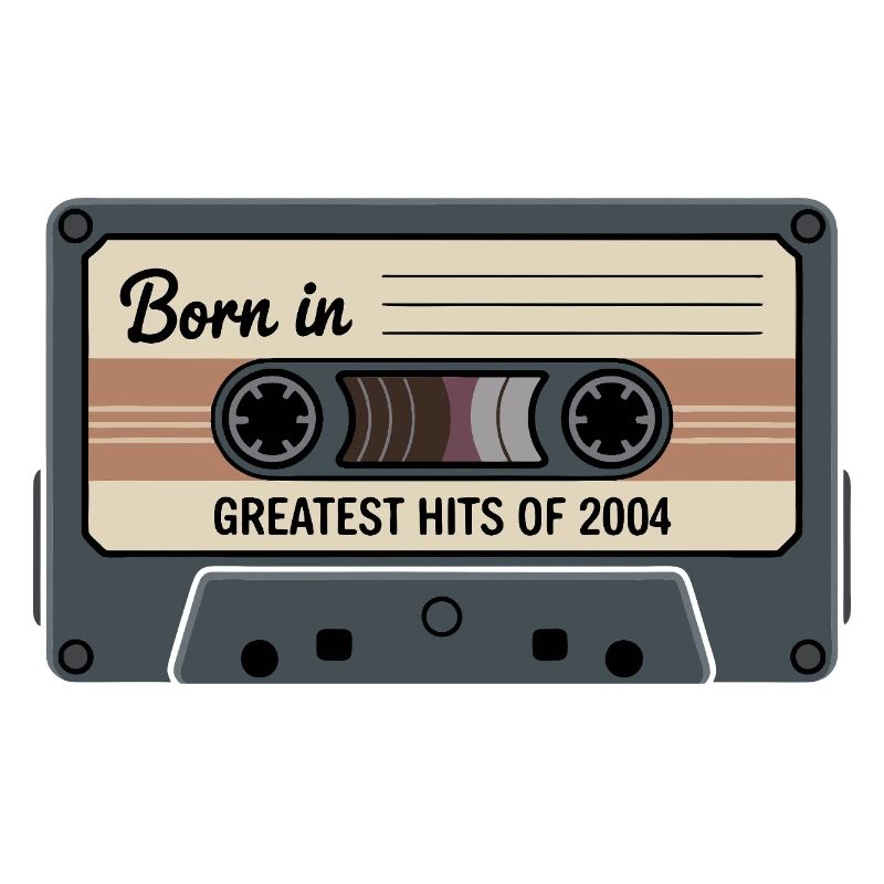 Né en 2004 Greatest Hits Retro Tape