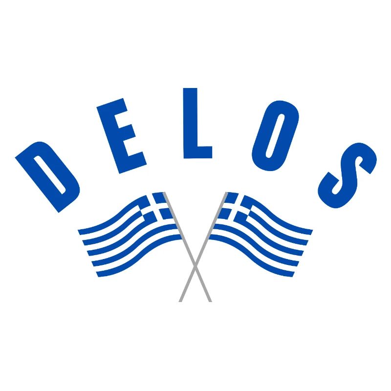 Drapeaux grecs de Delos Traversé