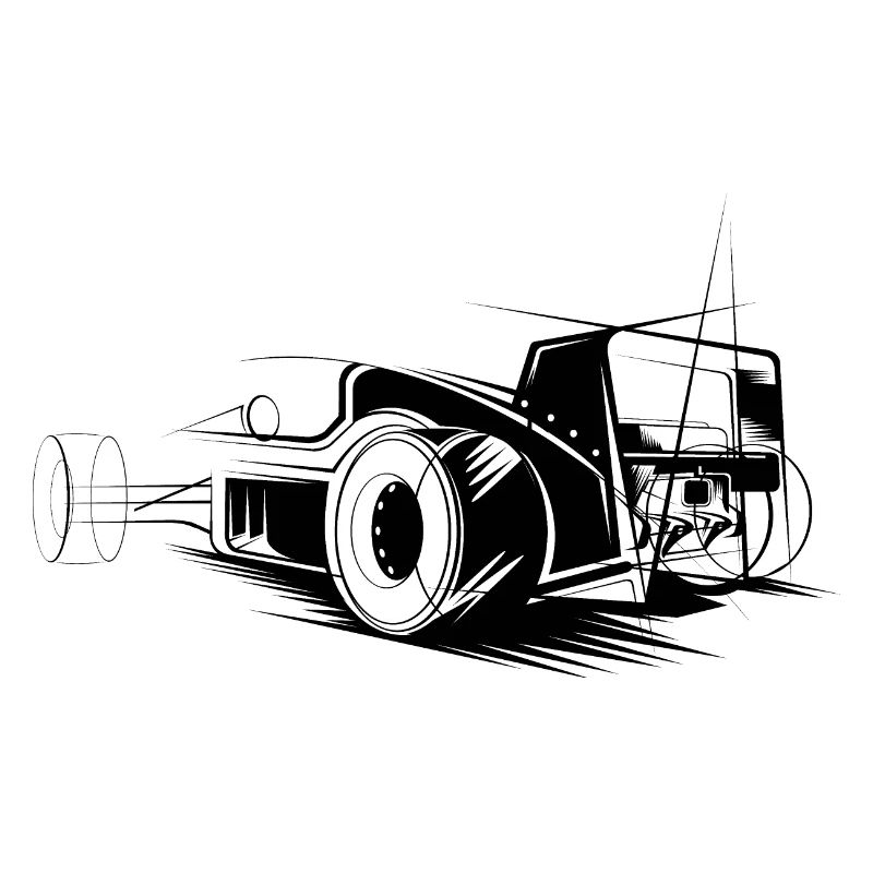 Icône d’illustration de formule Icône de logo de course automobile