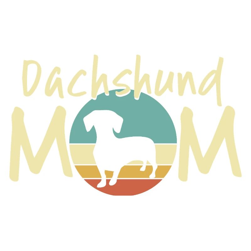 Dackel Mond Mutter Design