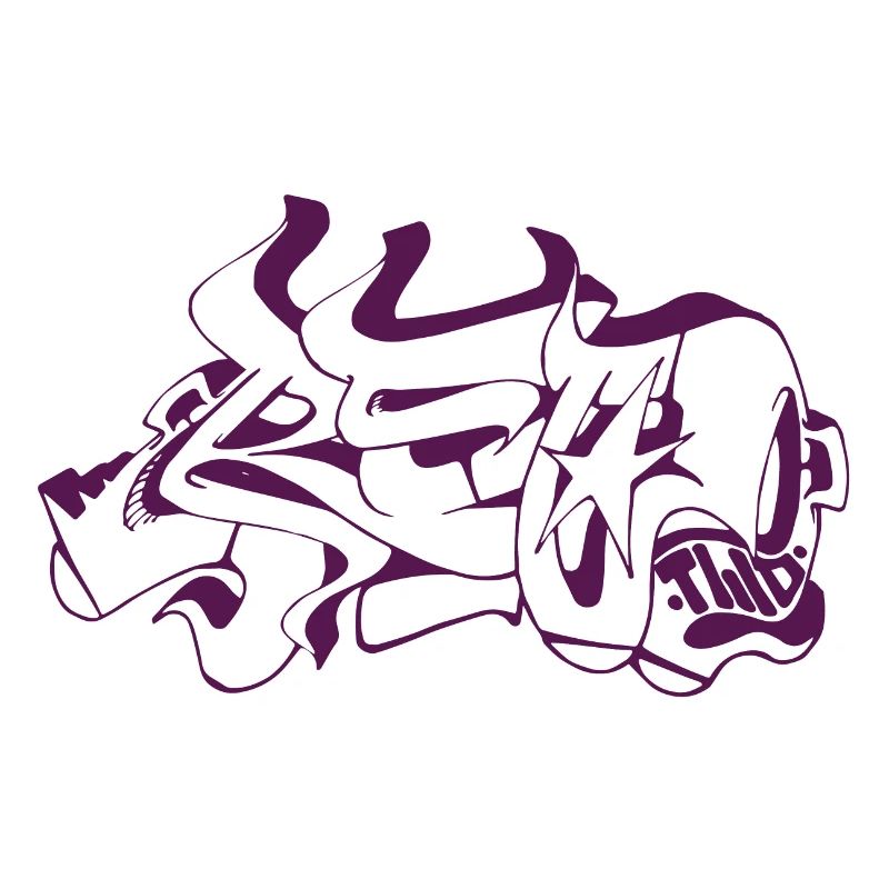 Conception de graffiti abstrait