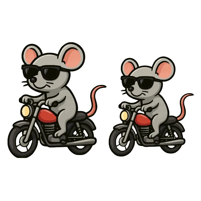 Mouse Motorcycle Sunglasses