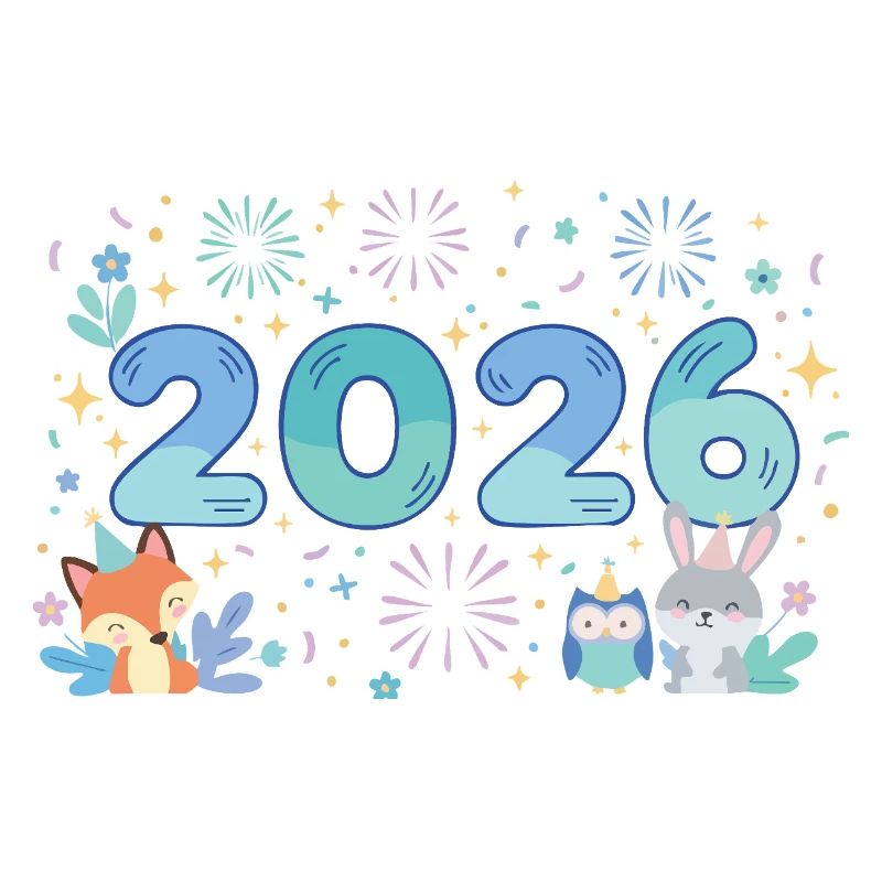 Conception de la célébration du réveillon du Nouvel An 2026