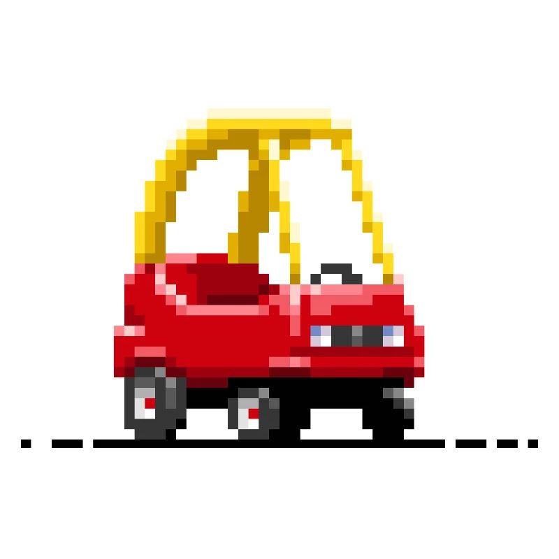 Kinder-Pixel-Auto