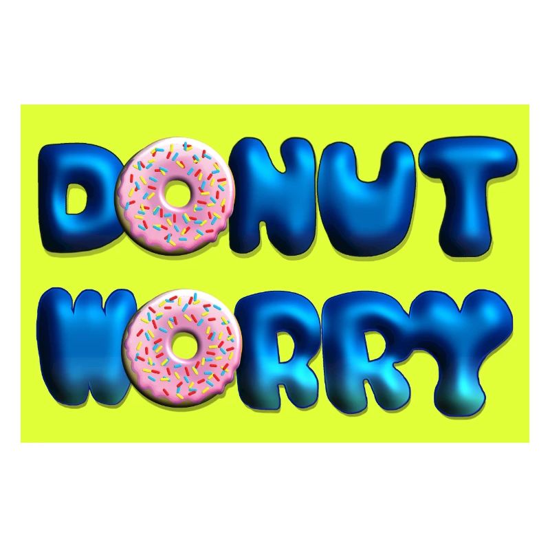 Affiche Donut Worry
