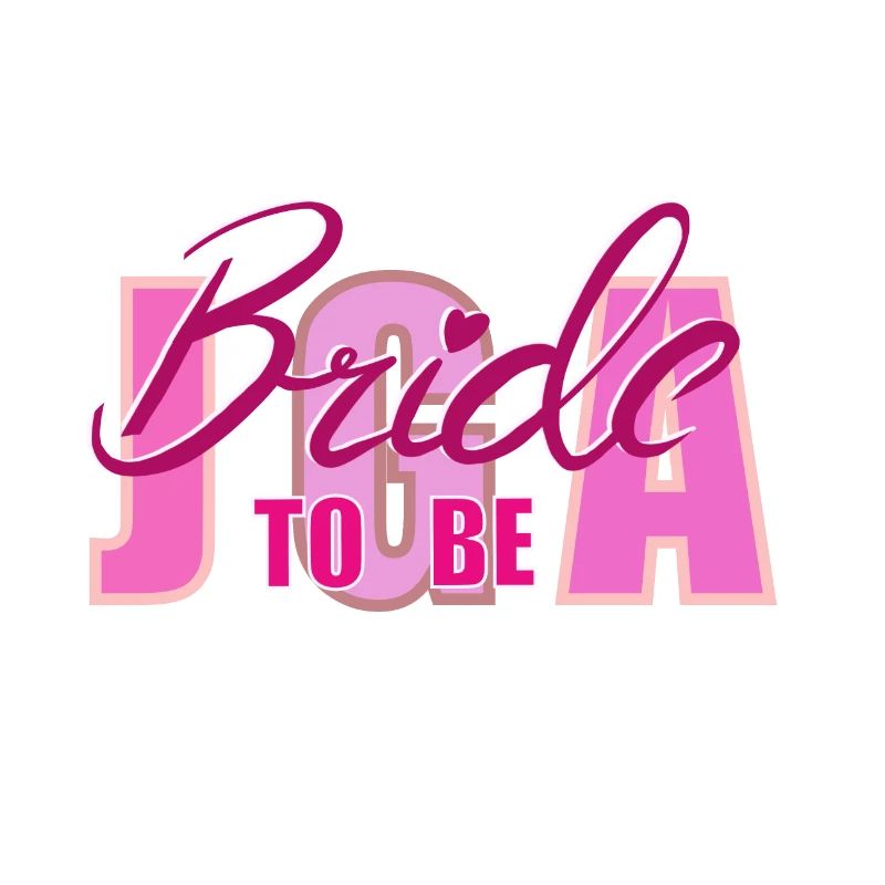 Bride to Be Highlighted Typography