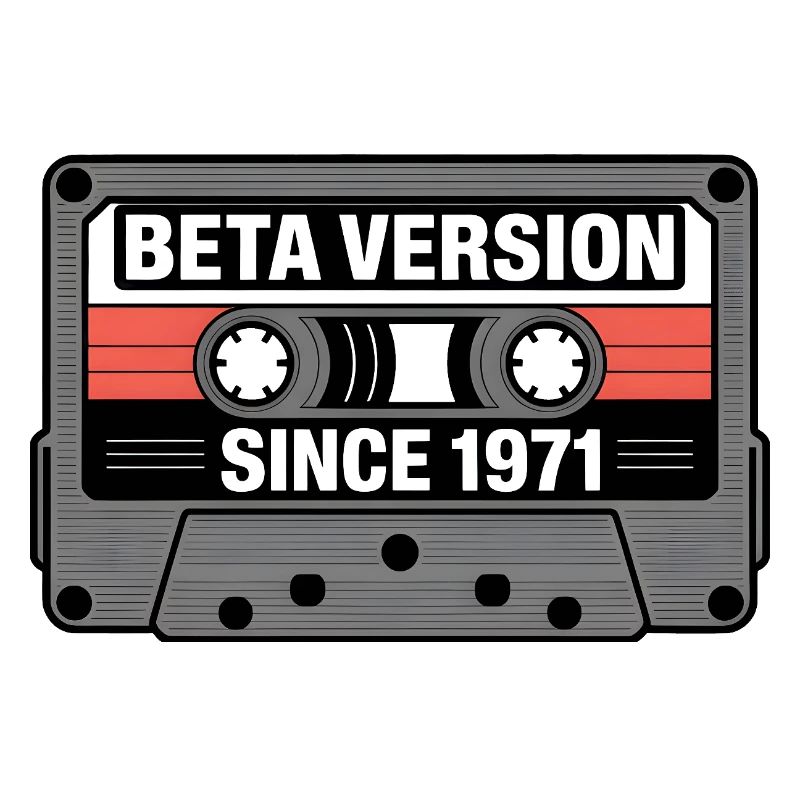 Conception de cassette de cassette rétro