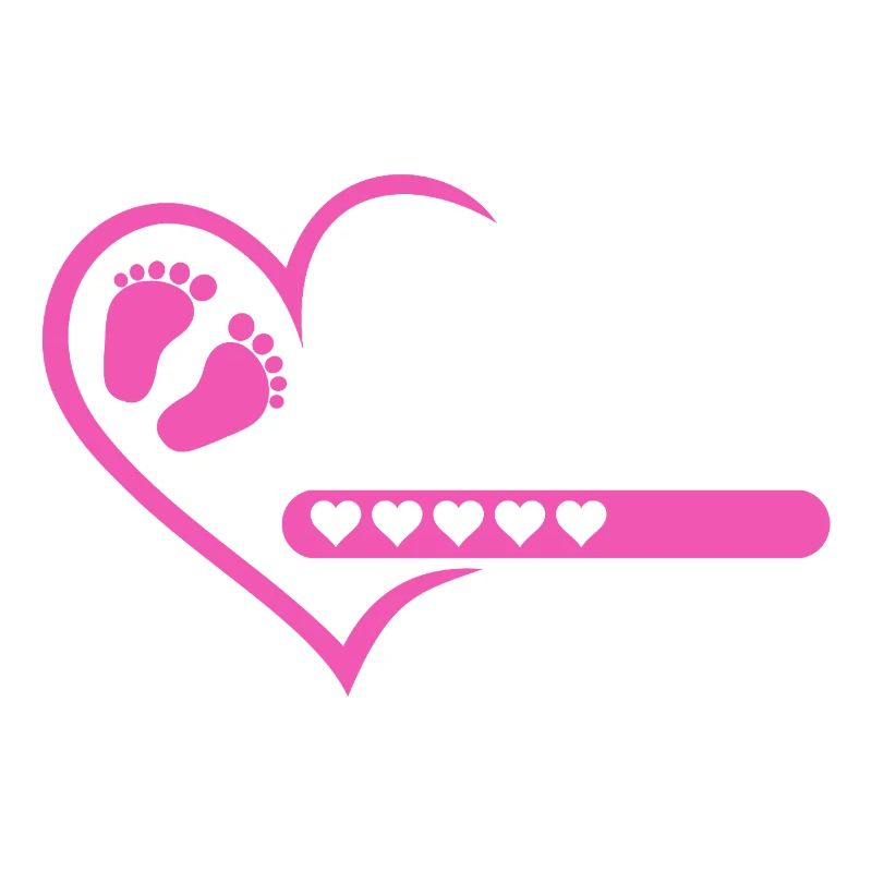 Mama 2026 loading Herz Version Mädchen pink rosa