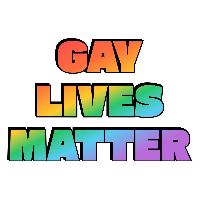 Déclaration typographique Pride Rainbow