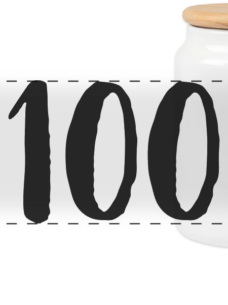 100 Handgezeichnet