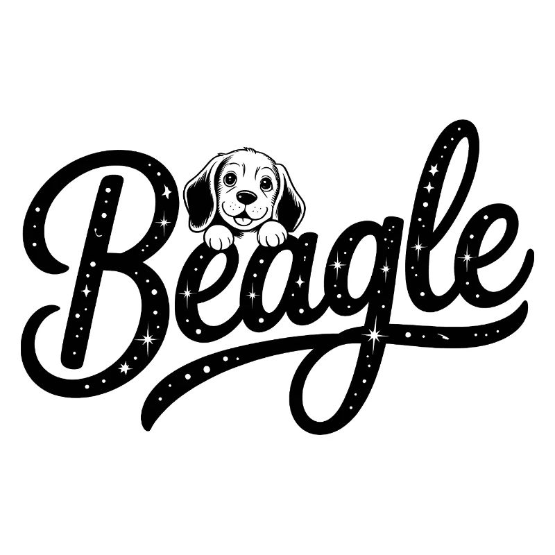 Beagle - Logo d’animal de compagnie cool
